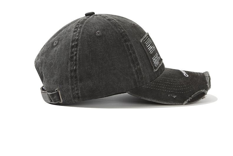 custom vintage frayed ripped distressed patched baseball cap