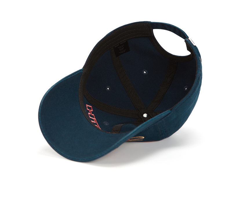custom red yellow color contrast embroidery sun protection baseball cap