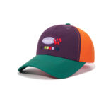 custom color contrast spliced brim baseball cap