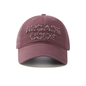 custom frayed distressed embroidered baseball cap