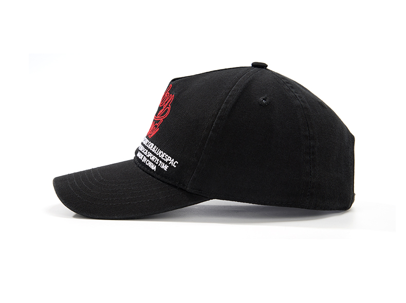 custom color block letter embroidery baseball cap