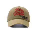 custom color block letter embroidery baseball cap