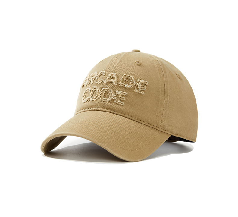 custom frayed distressed embroidered baseball cap
