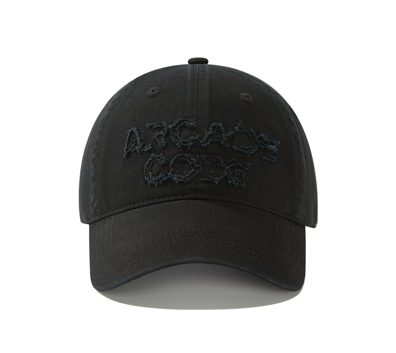 custom frayed distressed embroidered baseball cap