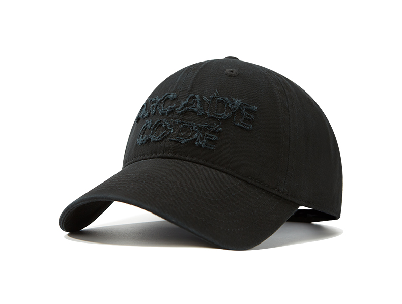 custom frayed distressed embroidered baseball cap