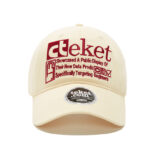 custom color contrast letter embroidery baseball cap