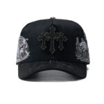 custom rhinestone cross embroidered baseball cap