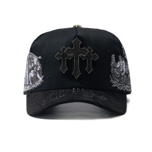 custom rhinestone cross embroidered baseball cap