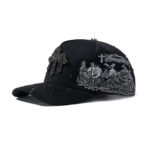 custom rhinestone cross embroidered baseball cap