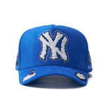 custom rhinestone puff embroidered baseball cap