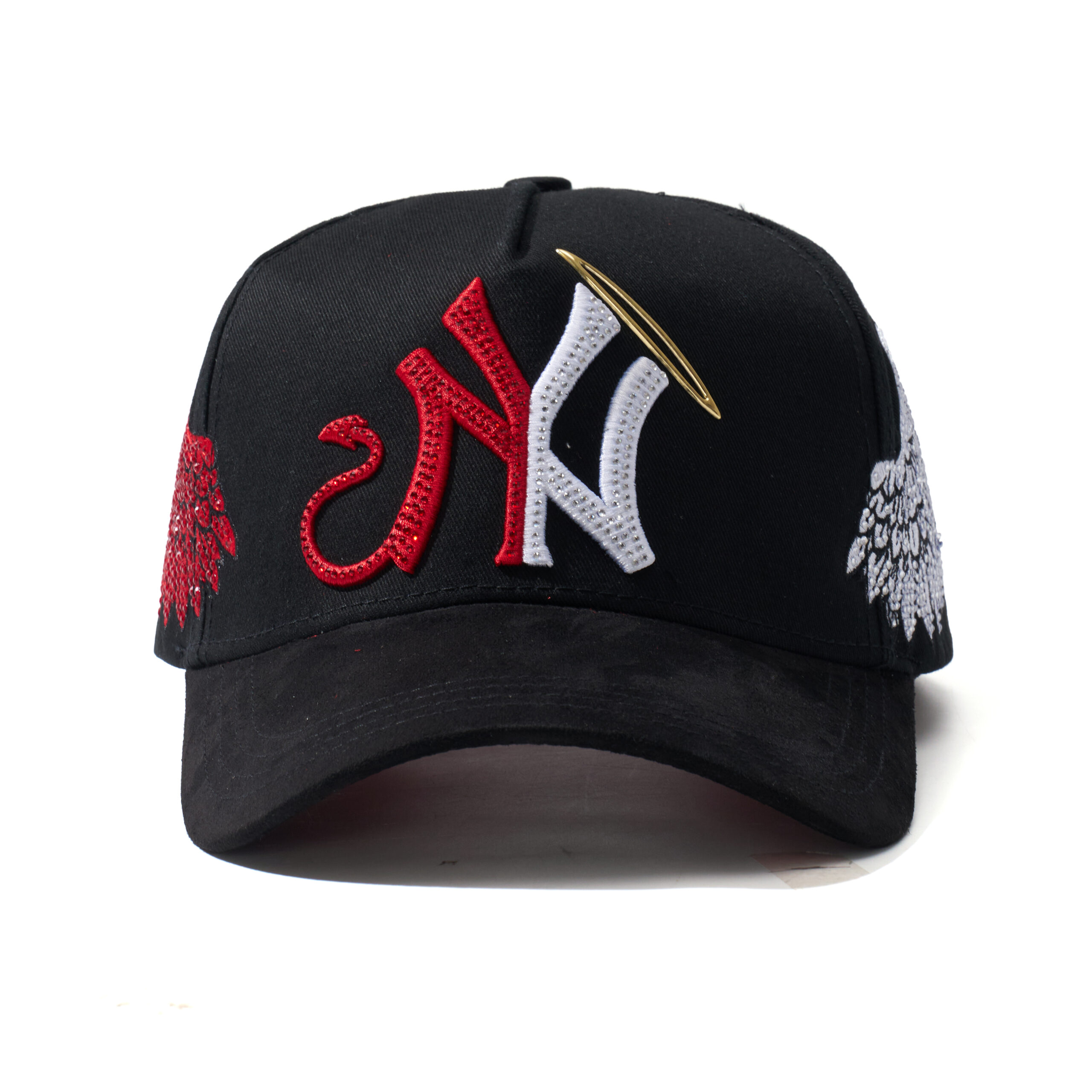 custom rhinestone wing embroidered baseball cap custom rhinestone wing embroidered baseball cap