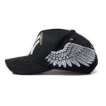 custom rhinestone wing embroidered baseball cap